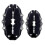 (Black, M) 3d Style Universal Car Brake Caliper Upgrade Caliper Bushing 2