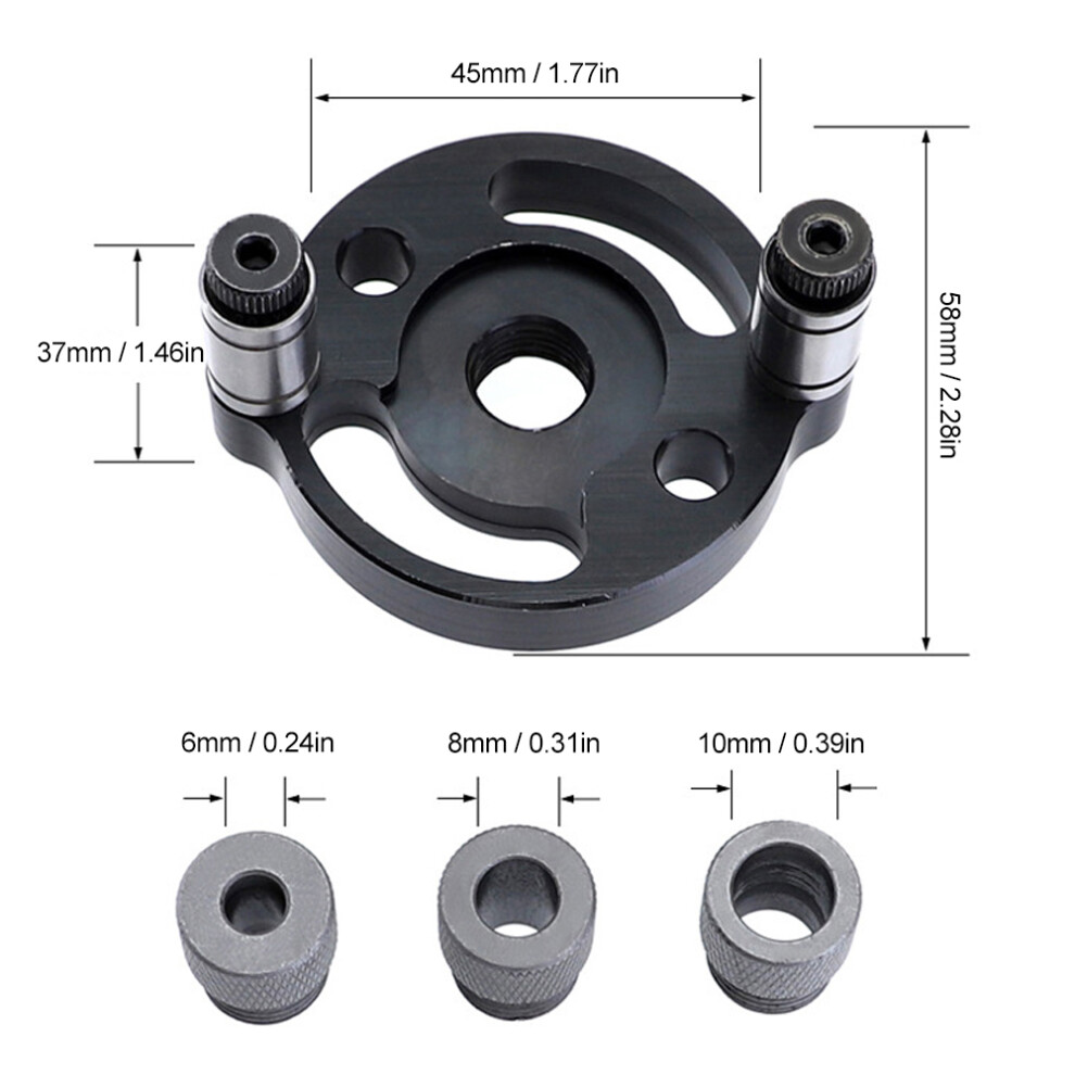 Aluminium Alloy Hole Guide for Woodworking