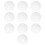 10Pcs Self Adhesive Door Stops White 1