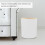 6Pcs Bathroom Set PP + Bamboo White Gray Black Size As Shown 6