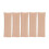 5pcs Toe Tube Separator Protector PU Gel Elastic 10x3cm 16