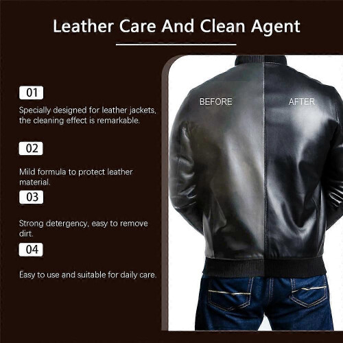 (5PCS)1-5x Professional Leather Jacket , Sofa Cleaner - Stain Remover with Advanced Formula, Easy Spray Application, 100ml for All Leather Types 1