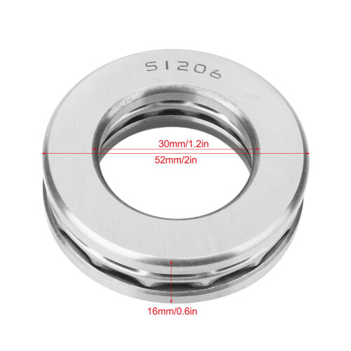 Set 5x 51206 Axiallager 52mm 2