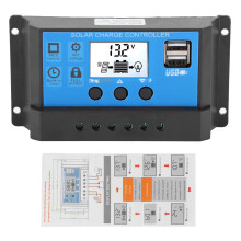 30A LCD Solar Charge Controller 12V 24V Auto