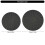 (24cm) Scratch Protector Induction Cooktop Mat Silicone Nonslip Pad Black 2