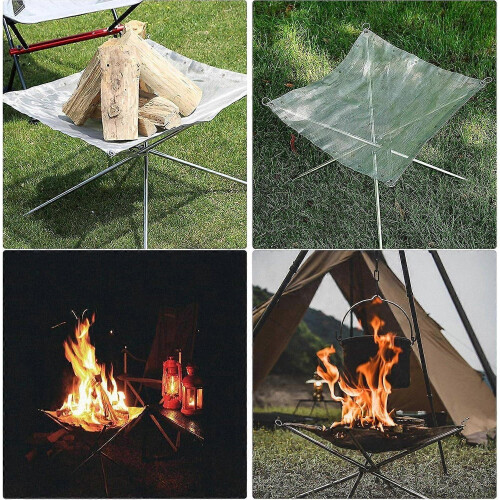 16.5-Inch Portable Outdoor Camping Fire Pit 1