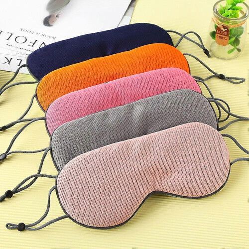 2Pcs Dual Use Comfort Sleeping Eye Mask 1