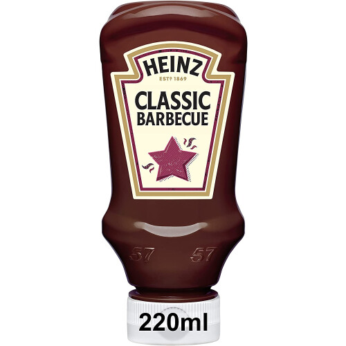 Heinz Heinz BBQ Sauce Top Down 220ml (Pack of 8) 1