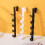 2 Pack Door Hook Organizer 5 Hooks Black White Brown 27.8cm 5