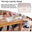 Vintage White Metal Bread Box: Spacious, Airtight Storage 2