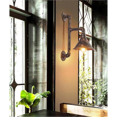 Industrial Rustic Vintage Pipe Wall Sconce 1