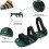 Grass Aerator Shoes with Adjustable Hook Loop Straps-Green 1 6