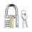 17PCS Lock Picking Set with Transparent Practice Locks and Storage Bag 9