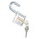 17PCS Lock Picking Set with Transparent Practice Locks and Storage Bag 12