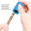 Blue 2 in 1 Billiard Cue Tip Shaper & Scuffer Pool Table Accessory Durable 7