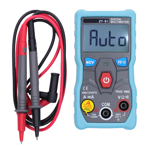 ZT-S1 Handheld Digital Multimeter 600V AC/DC 10A Resistance 1