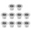 10-Piece Heavy Duty Flange Bracket Set 1