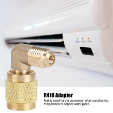 R410 90 Air-Conditioner Adapter 1/4 Male to 5/16 Female Cooler Connector