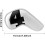 (White-Color) 10pcs Leather Golf Iron Head Covers Set 5
