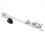Adjustable Drum Kit Extension Clamps with Felt Pads, Silver 8