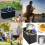 (Red) Foldable Picnic Basket Insulated Picnic Basket 3