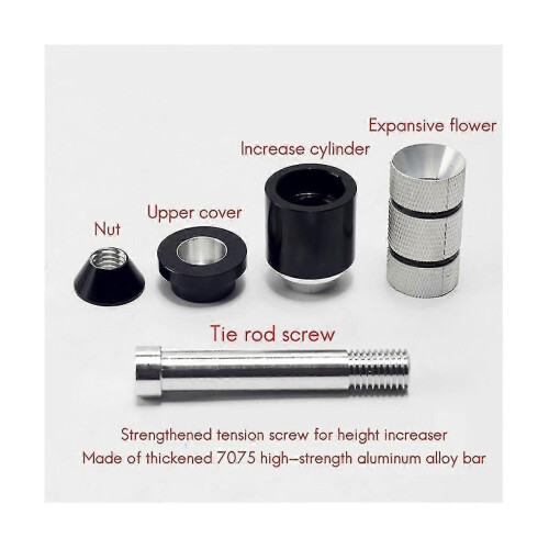 Bicycle Handlebar Stem Extender for Aluminium Alloy Fork Mountain Road BMX Bicycle Fork Hide Riser Adapter 55Mm 1