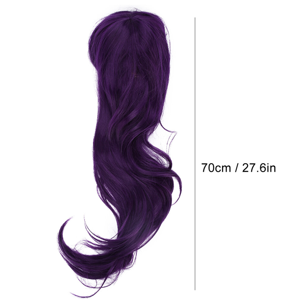 Unisex Long,Curly Wavy Wigs Women Synthetic Cosplay Hair Wigs With Bangs For Party