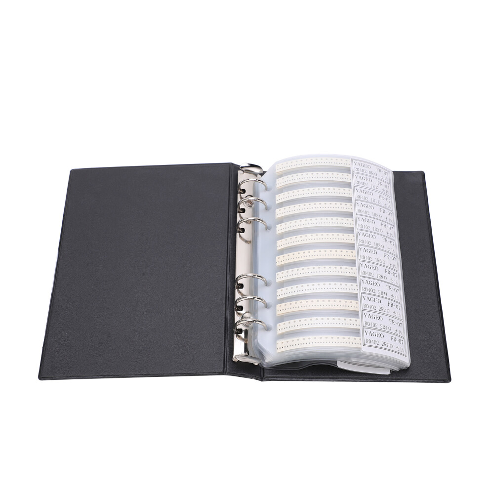 0402 Series 170 Value Resistors Assortment Kit, Black Plastic Sample Book 8451392454322