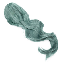 Long Wavy Synthetic Wig 70cm Mint Burgundy Purple for Cosplay & Party