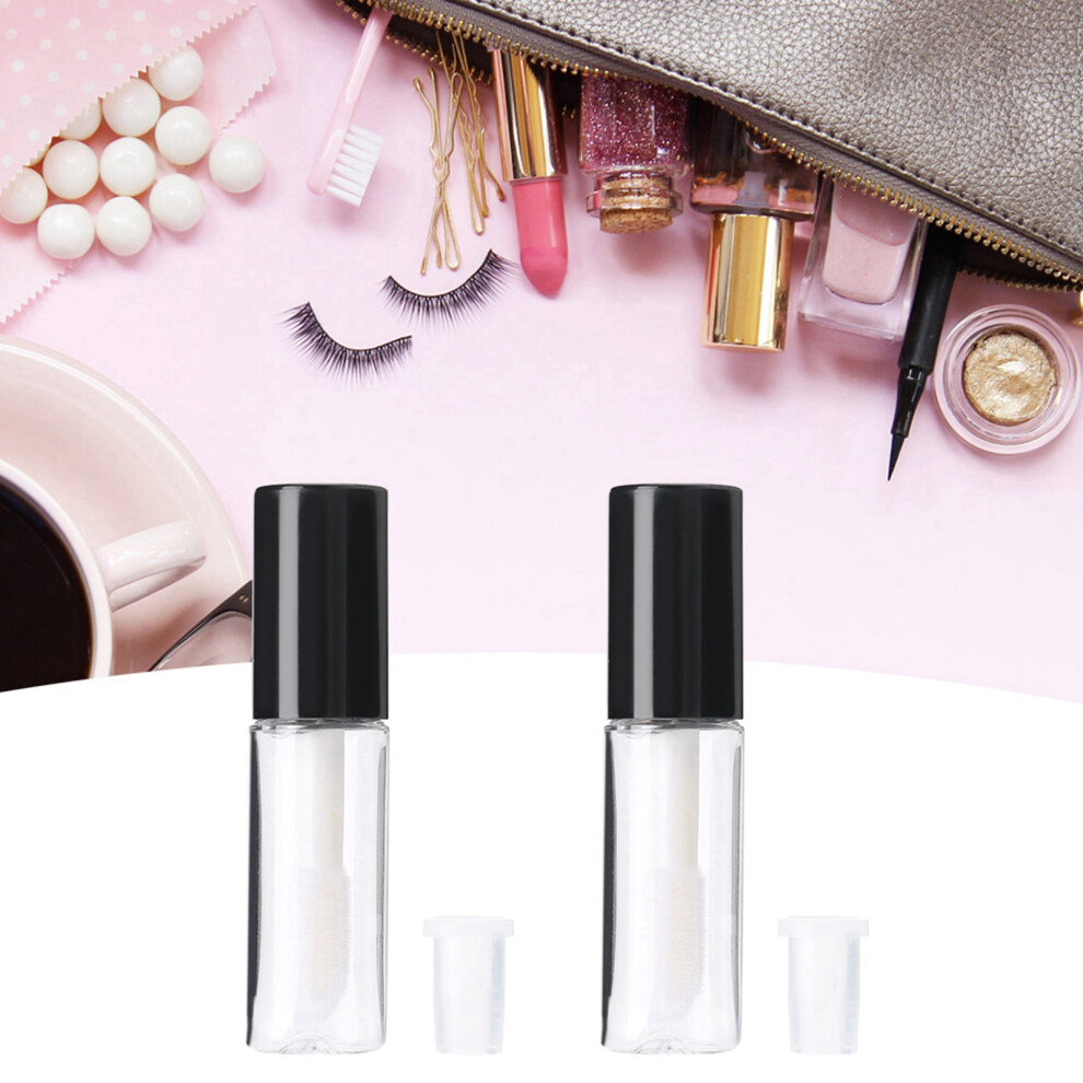 Black 45Pcs 1.2Ml Pe Lip Gloss Tubes Diy Cosmetic Packaging