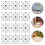50Pcs Miniature Dollhouse Wood Flooring Solid Plank Tiles 5