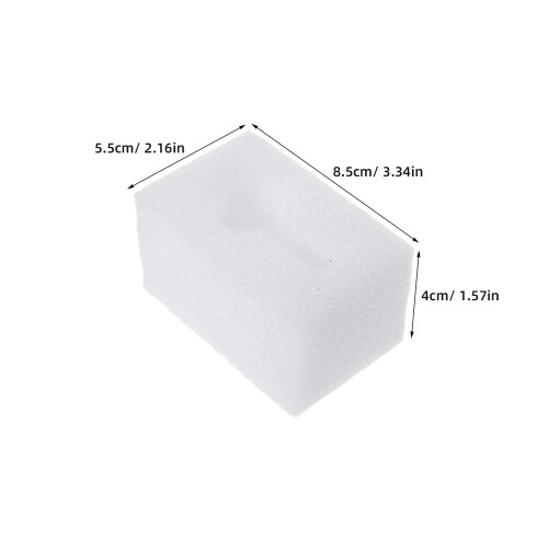 100Pcs Reusable White Foam Lotion Pump Shipping Protector Sleeves 1