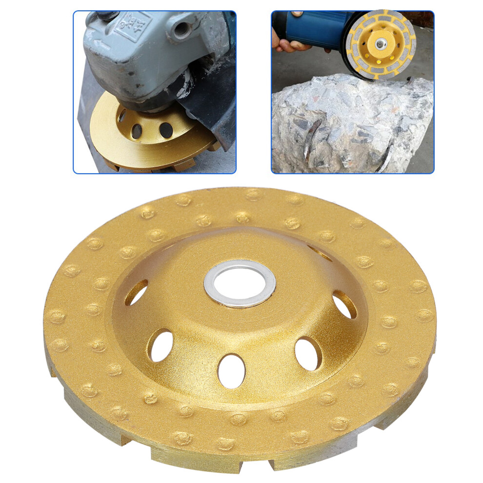 Gold Double Row Polishing Disc 125mm