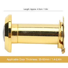 220 Anti Pry Door Viewer 35-60mm Gold