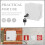 Weatherproof PVC Electrical Outlet Box Cover White Lockable Design 5
