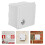 Weatherproof PVC Electrical Outlet Box Cover White Lockable Design 6