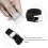 6Pcs Heavy Duty Nylon Tie Down Straps, 2.5m, Black 12
