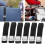 6Pcs Heavy Duty Nylon Tie Down Straps, 2.5m, Black 16