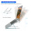 Foldable Aluminum Laptop Stand 6-Level Adjustable Ventilated Riser Gray 9