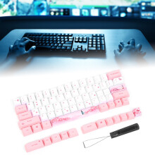 Mechanical Keyboard 73PCS PBT Keycaps Girl Pattern Cute Design for AU Market