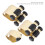 Billiards Cue Stick Clips 4pcs Wall Mount Rack Durable Plastic Easy to Install 5