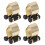 Billiards Cue Stick Clips 4pcs Wall Mount Rack Durable Plastic Easy to Install 8