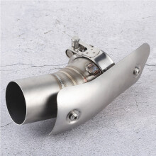 Motorcycle Exhaust Heat Shield Mid Pipe FitSuzuki GSX R1000 2012-2016 Silver