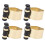 Billiards Cue Stick Clips 4pcs Wall Mount Rack Durable Plastic Easy to Install 9
