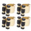 Billiards Cue Stick Clips 4pcs Wall Mount Rack Durable Plastic Easy to Install 11