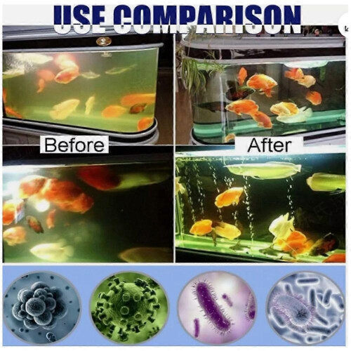 (1pc) 1-3pcs Powerful Aquarium Water Purification Tablet, Water Purification Tablets for Fish 2