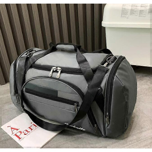 (Gray)Large Capacity Crossbody Bag Travel Bag 1