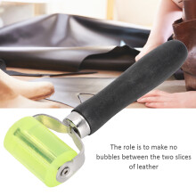 Leather Edge Roller 50MM Pressure Silicone Wheel for Leatherworking Hand Tools