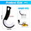 2pcs Easy Open Pull Tab Can Opener, Ring Pull Can Opener Aid J Shaped Pop Top Jar Opener Tab Puller for Cans Tabs Open Tools 2