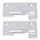 2Pcs Iron Needle Plate Replacement for 14SH Overlock Sewing Machines 10